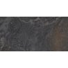 Mexen Blaze Nero glasiertes Feinsteinzeug rekt. G1, Boden-Wandfliese 120 x 60 cm, Carving - TL420-120-060-01