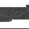 Mexen Blaze Nero zwart geglazuurde gerectificeerde gres G1, vloer- en wandtegel 120 x 60 cm, carving - TL420-120-060-01