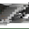 Mexen Kioto vrijstaande douchewand 100 x 200 cm, spiegel 8 mm, chroom - 800-100-002-01-50