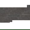 Mexen Dazzle Negro geglazuurd gerectificeerd G1, vloer- en wandtegel 120 x 60 cm, carving - TL423-120-060-03