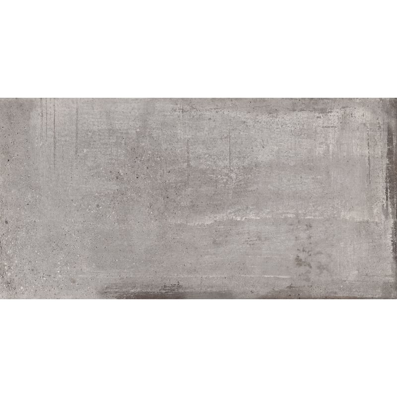Mexen Cemento Grigio glazed rectified porcelain tile 120 x 60 cm, carving - TL425-120-060-01