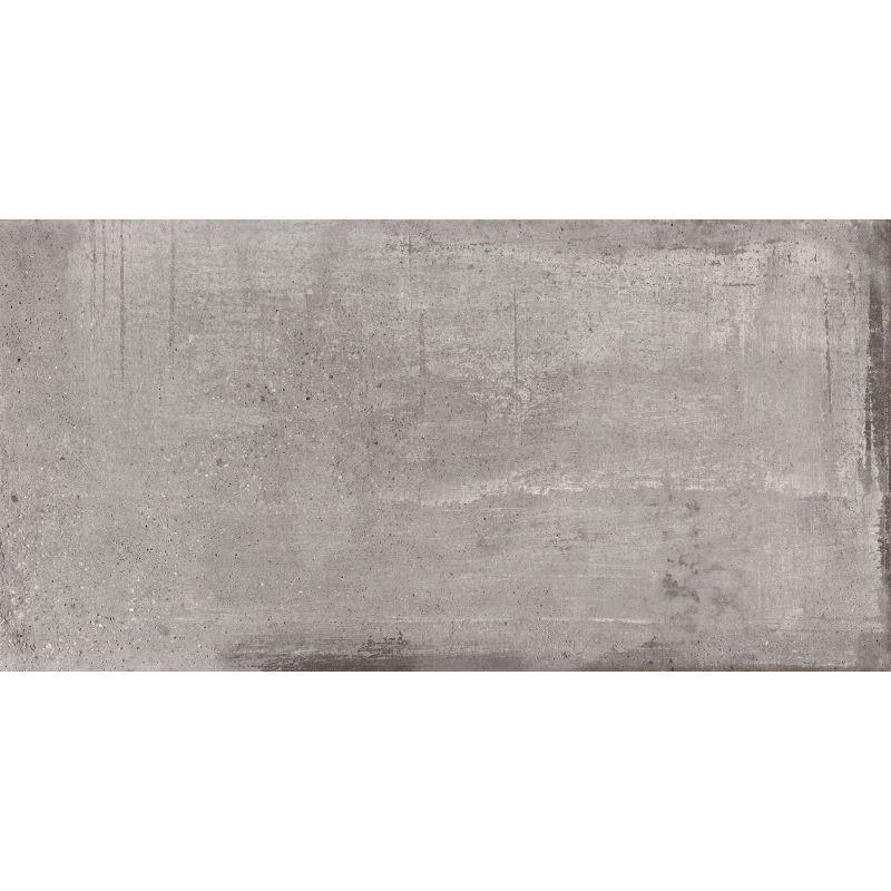 Mexen Cemento Grigio rectified glazed stoneware tile, floor-wall tile 120 x 60 cm, carving - TL425-120-060-01