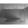Mexen Kioto freistehende Duschwand 110 x 200 cm, Spiegel 8 mm, Chrom - 800-110-002-01-50