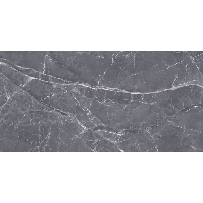 Mexen Vennisa Nero glazed rectified porcelain stoneware, floor-wall tile 120 x 60 cm, carving - TL426-120-060-03