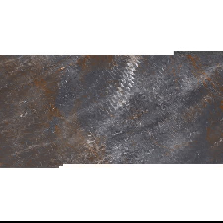 Mexen Visby Zwart geglazuurd gres rect. G1, vloer- en wandtegel 120 x 60 cm, carving - TL428-120-060-02