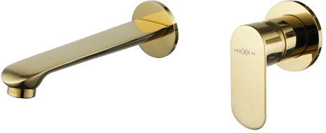 Mexen Dox concealed basin faucet, gold - 75215-50