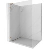 Mexen Lunar L dušisein Walk-in, vasak 100 x 200 cm, läbipaistev 8 mm, roosa kuld - 830L-100-000-60-00-L