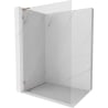Mexen Lunar L ścianka prysznicowa Walk-in lewa 60 x 200 cm, transparent 8 mm, miedź szczotkowana - 830L-060-000-65-00-L