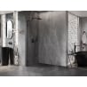 Mexen Lunar L dušisein Walk-in vasak 70 x 200 cm, läbipaistev 8 mm, must - 830L-070-000-70-00-L