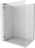 Mexen Lunar L Duschwand Walk-in links 120 x 200 cm, transparent 8 mm, schwarz - 830L-120-000-70-00-L