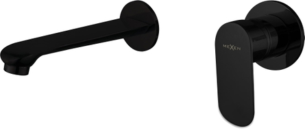 Mexen Dox black concealed washbasin faucet - 75215-70