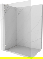 Mexen Lunar L paroi de douche Walk-in gauche 70 x 200 cm, transparent 8 mm, nickel brossé - 830L-070-000-97-00-L