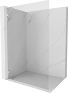 Mexen Lunar L Dušisein Walk-in vasak 80 x 200 cm, läbipaistev 8 mm, harjatud nikkel - 830L-080-000-97-00-L