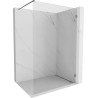 Mexen Lunar dušisein Walk-in parempoolne 110 x 200 cm, läbipaistev 8 mm, püssmetall - 830-110-000-95-00-P