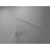 Mexen Lunar douchescherm Walk-in rechts 90 x 200 cm, transparant 8 mm, geborsteld nikkel - 830-090-000-97-00-P