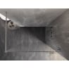 Mexen Lunar ścianka prysznicowa Walk-in prawa 100 x 200 cm, transparent 8 mm, nikiel szczotkowany - 830-100-000-97-00-P