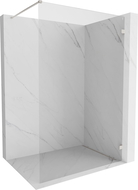 Mexen Lunar ścianka prysznicowa Walk-in prawa 160 x 200 cm, transparent 8 mm, nikiel szczotkowany - 830-160-000-97-00-P