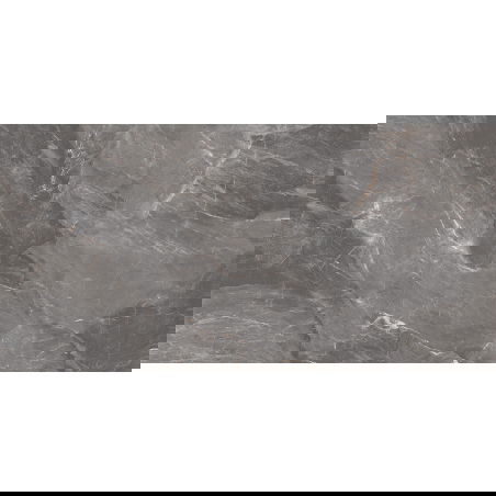 Mexen Jerico Nero glazed rectified stoneware, floor-wall tile 120 x 60 cm, carving - TL435-120-060-01