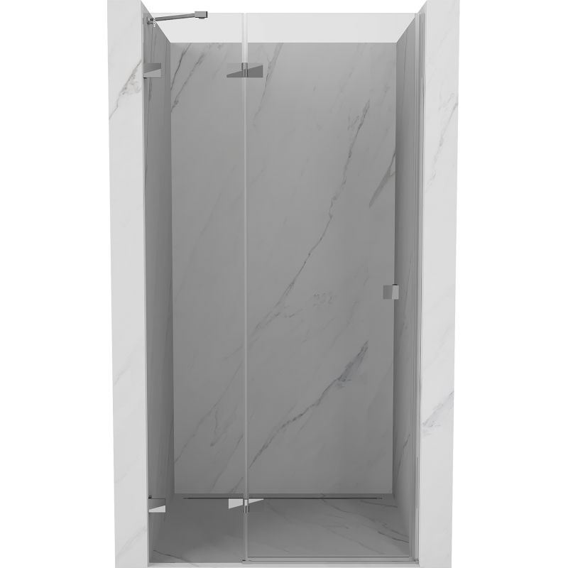 Mexen Lunar douchedeur scharnierend links 70 cm, transparant, chroom - 834-070-000-01-00-L