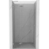 Mexen Lunar vasakukäeline hingedega dušiuks 70 cm, läbipaistev, kroom - 834-070-000-01-00-L