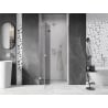 Mexen Lunar dušiuksed, vasak, 125 cm, läbipaistev, kroom - 834-125-000-01-00-L