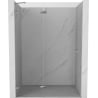 Mexen Lunar puertas de ducha abatibles izquierda 130 cm, transparente, cromo - 834-130-000-01-00-L