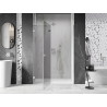 Mexen Lunar drzwi prysznicowe uchylne lewe 130 cm, transparent, chrom - 834-130-000-01-00-L
