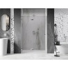 Mexen Lunar duššiuksed, vasakuksega, 130 cm, läbipaistev, kroom - 834-130-000-01-00-L