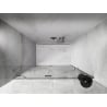Mexen Lunar drzwi prysznicowe uchylne lewe 135 cm, transparent, chrom - 834-135-000-01-00-L