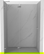 Mexen Lunar Duschdrehtür links 140 cm, transparent, Chrom - 834-140-000-01-00-L