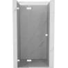 Mexeni Lunar dušiuksed vasakpoolse hingedega 90 cm, läbipaistev, valge - 834-090-000-20-00-L