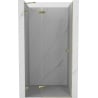 Mexen Lunar Left-Hinged Shower Door 85 cm, Transparent, Gold - 834-085-000-50-00-L