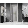 Mexen Lunar drzwi prysznicowe uchylne lewe 85 cm, transparent, złote - 834-085-000-50-00-L
