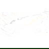 Mexen Noor Satnario Goud geglazuurde gerectificeerde gres, vloer- en wandtegel 120 x 60 cm, glans - TL105-120-060-01