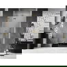 Mexen Lunar Duschklapptür links 125 cm, transparent, gold - 834-125-000-50-00-L