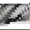 Mexen Lunar Duschklapptür links 125 cm, transparent, gold - 834-125-000-50-00-L