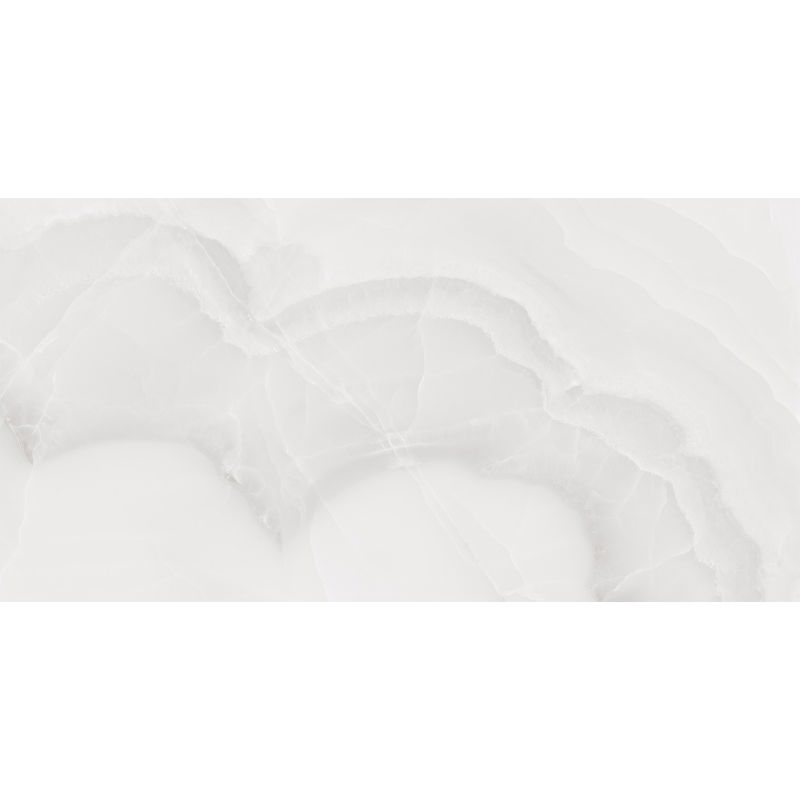 Mexen Onyx Silver glasiertes Feinsteinzeug rek. G1, Boden- und Wandfliese 120 x 60 cm, glänzend - TL106-120-060-02