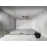 Mexen Lunar drzwi prysznicowe uchylne lewe 130 cm, transparent, złote - 834-130-000-50-00-L