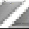 Mexen Lunar douchedeur opendraaiend links 140 cm, transparant, goud - 834-140-000-50-00-L
