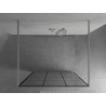 Mexen Kioto vabalt seisev dušisein 110 x 200 cm, must võre 8 mm, kroom - 800-110-002-01-77