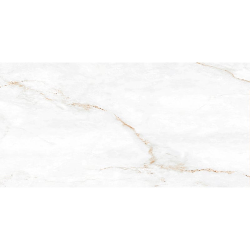 Mexen Brakel White grès émaillé rectifié G1, carreau sol-mur 120 x 60 cm, brillant - TL110-120-060-01