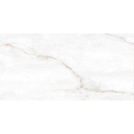 Mexen Brakel White grès émaillé rectifié G1, carreau sol-mur 120 x 60 cm, brillant - TL110-120-060-01