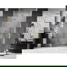 Mexen Lunar douchedeur openslaand links 95 cm, transparant, goud geborsteld - 834-095-000-55-00-L