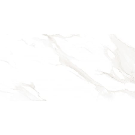 Mexen Luton Bianco glasiertes Feinsteinzeug rekt. G1, Boden- und Wandfliese 120 x 60 cm, glänzend - TL113-120-060-00