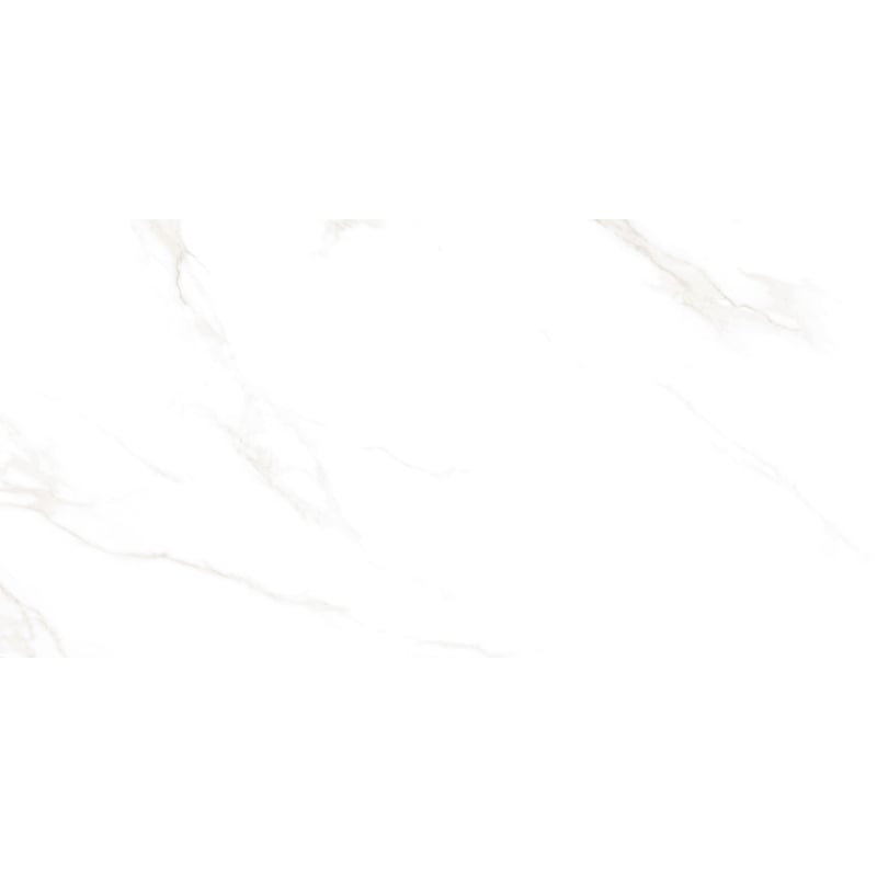 Mexen Luton Bianco glazed rectified porcelain stoneware G1, floor-wall tile 120 x 60 cm, glossy - TL113-120-060-00
