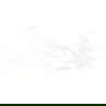Mexen Luton Bianco geglazuurde gerectificeerde gres G1, vloer- en wandtegel 120 x 60 cm, glans - TL113-120-060-00