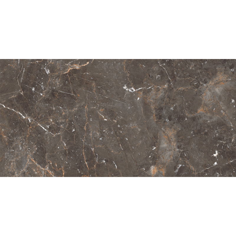 Mexen Champion Brown geglazuurde gerectificeerde gres G1, vloer- en wandtegel 120 x 60 cm, glanzend - TL116-120-060-00