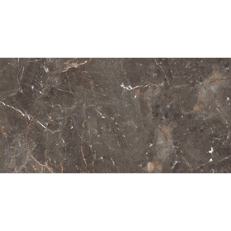 Mexen Champion Brown glasierte Feinsteinzeugfliese rekt. G1, Boden- und Wandfliese 120 x 60 cm, glänzend - TL116-120-060-00