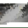 Mexen Kioto vrijstaande douchewand 140 x 200 cm, zwart raster 8 mm, goud - 800-140-002-50-77