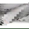 Mexen Lunar Duschglastür, schwenkbar, links 90 cm, transparent, gebürstetes Kupfer - 834-090-000-65-00-L